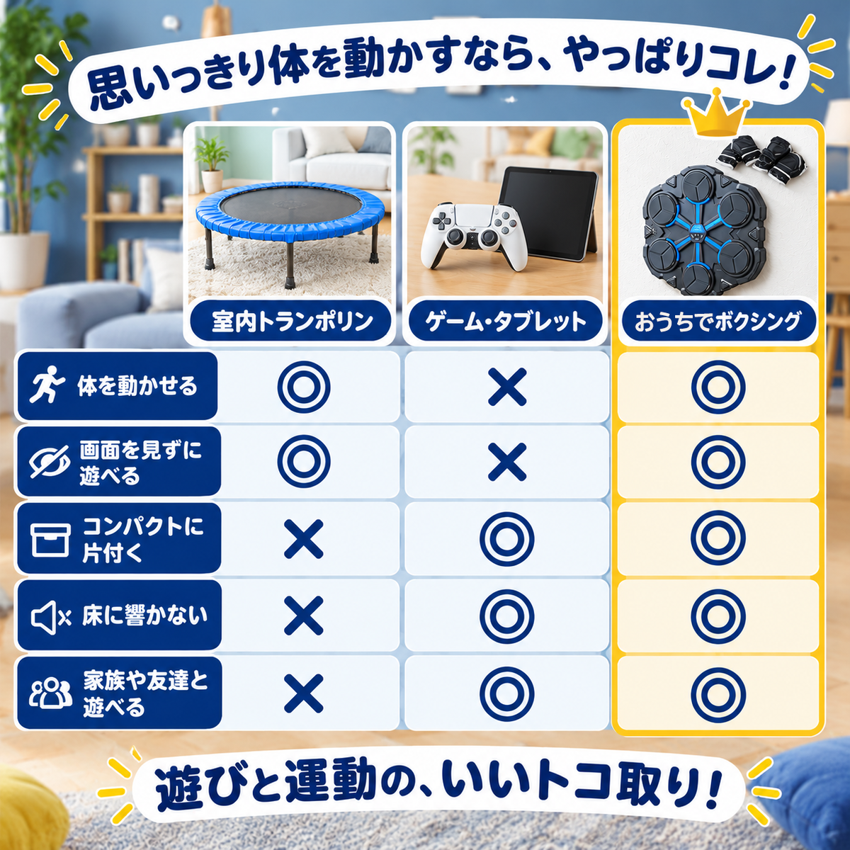 おうちでボクシング｜光る的を打ちぬく音楽パンチングマシン