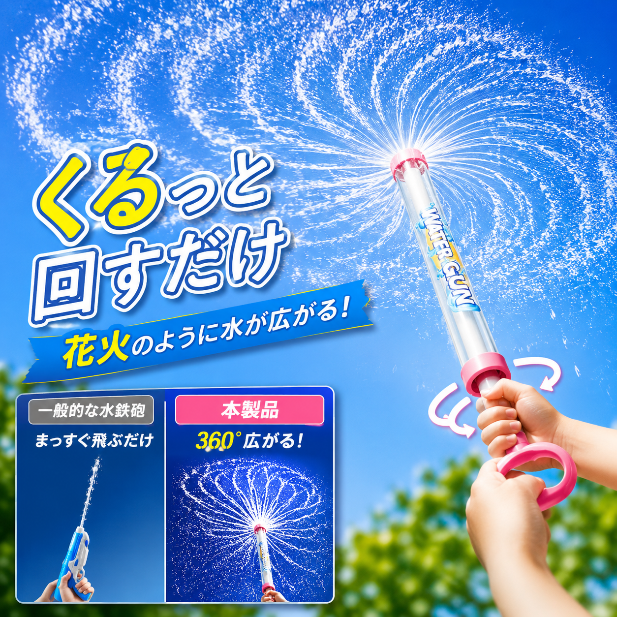 スプラッシュドームショット｜花火ウォーターガン