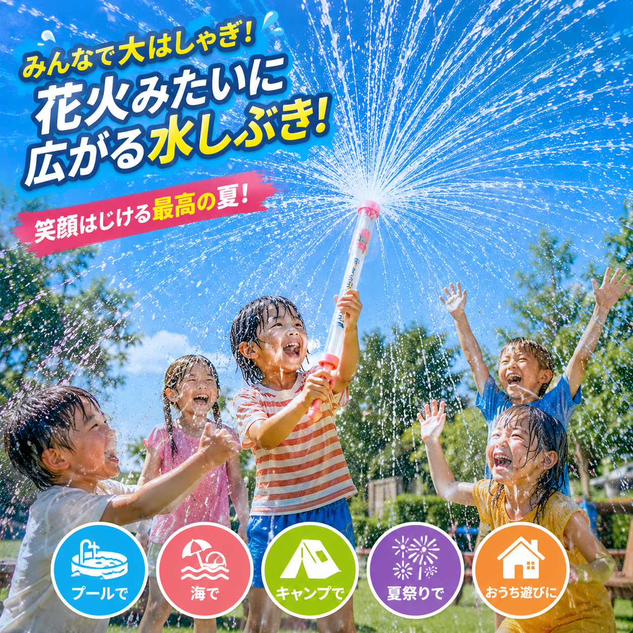 スプラッシュドームショット｜花火ウォーターガン