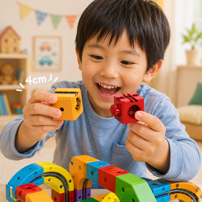つながる！のぼる！はしる！3Dブロックトレイン 充電式