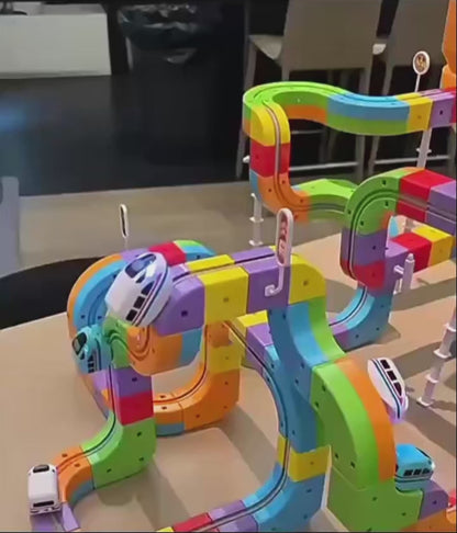 つながる！のぼる！はしる！3Dブロックトレイン 充電式